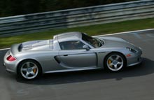 Porsche Carrera GT - den hurtigste bil på Nürburgring.