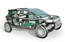 Land Rover demonstrerer nye miljøinitiativer med Land_e: Land Rover e-Terrain koncept.