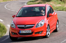 Opel Corsa GSi med 150 hk og 6-trins gearkasse.