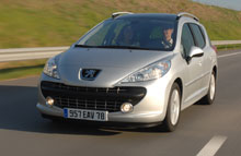 Den nye Peugeot 207 SW kommer først i september.