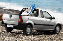 Dacia Logan Pickup kan laste 800 kg. Med nøjsom dCi-motor måske et prishit af format.