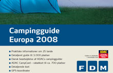 FDM's ny campingguide 2008 er med GPS-koordinater