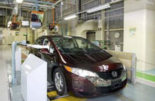 Honda Claity-produktionen startede i går i Japan.