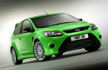 Ford har - nok med vilje - valgt en giftiggrøn til den skrappe RS'er.