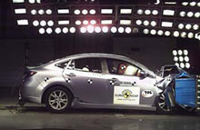 Mazda6 bestod EURO NCAP-test med bravour. Resultat: Prisen falder.