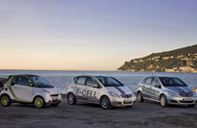 smart fortwo electric drive, A-serie E-CELL og B-serie F-CELL.