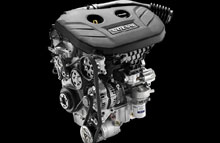 Den ny Volvo 2.0 GTDi-motor yder 203 hk og har et moment på 300 Nm.