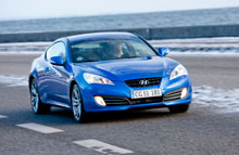 Hyundai Genesis Coupé sendes nu ud på det danske marked.