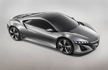Honda frigiver billeder af den nye koncept version af Hondas supersportsvogn NSX.