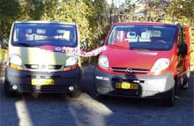 Opel Vivaro/Renault Traffic løb nu også med titlen som årets varebil på internationalt plan. Billedet her stammer fra kåringen til årets varebil 2002 i Danmark.