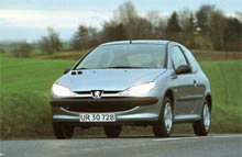 Kvalitet og design har gjort Peugeot 206 til en bestseller både i Danmark og Europa.