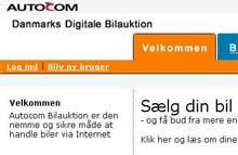 Autocom Bilauktion, der er lavet af teamet bag Bilpriser.dk, oplever en stadig stigende interesse for at sælge biler på Internet-auktionen.