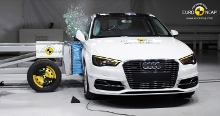 Audi A3 Sportsback e-tron – Fik Fem stjerner i crashtesten