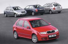 Skoda Fabia var den 3. mest solgte bil i Danmark 2003.