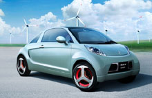 Mitsubishi MiEV - lanceres i 2009 i Japan.