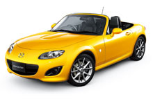 Mazda MX-5 i 2009-trim - heldigvis genkendelig.