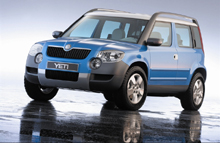 Skoda Yeti - bliver sat i produktion.