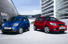 Chevrolet Matiz og Aveo