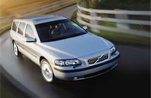 Hovedparten af Volvos gasbiler er modellen V70