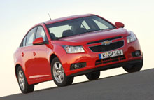 Chevrolet Cruze kommer i juni til f.eks. 224.995 kr. for en 2.0 dieselmodel.