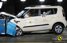 KIA Soul har sammen med bl.a Hyundai i20 og Honda Jazz fået 5 EuroNCAP-stjerner.