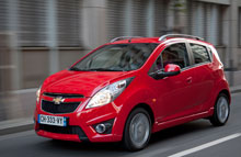 Chevrolet Spark er en af de populære biler.