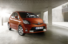 Toyota Aygo er sammen med Chevrolet Spark og Peugeot 107 en af de mest solgte biler netop nu.