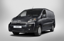 Den nye Toyota ProAce bliver introduceret i Danmark til sommer 2013. Priserne på Toyotas kommende varebil er endnu ikke klar.