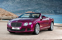 Bentley Continental GT Speed Convertible kan bestilles nu og leveres sensommeren 2013.