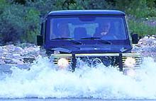 Mercedes G 500 Cross-Country årgang 2002 er udrustet med den kraftige V8-motor fra S-klassen.