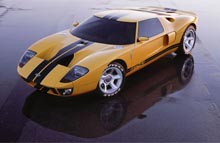 Konceptbilen Ford GT40 er en hyldest til klassikeren Ford GT40 fra 1960'erne.