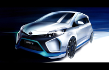 Toyotas nye muskuløse hybridbil Yaris Hybrid-R har verdenspremiere på den internationale biludstilling i Frankfurt og kan opleves i den tyske storby fra 14. til 22. september.