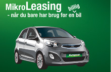 Med et mere enkelt produkt introducerer Europcar markedets mest prisbillige leasingprodukt, MikroLeasing.