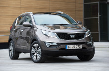 KIA udstiller den nye 2014 KIA Sportage på Geneve Motor Show den 4. marts.