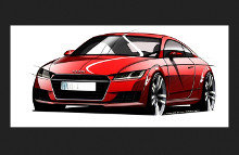 Designikonet, Audi TT, er i tredje generation blevet videreudviklet på alle områder både indvendigt og udvendigt og fremstår som en rendyrket sportsvogn.