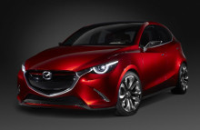 Mazda har netop nu præmiere på konceptbilen HAZUMI ved Geneva Motor Show.