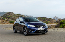 Nissan Pulsar kommer til at starte med i to motor varianter - begge med turbo. En 1.2 liters benzin DIG-T med 115 hk og et brændstofforbrug på op til hele 20 km/l 