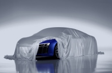 Audi afslører forlygterne til den nye R8 og viser dermed de første tekniske højdepunkter fra supersportsvognen.