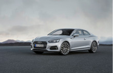 Den nye Audi A5 Coupé lanceres i efteråret 2016. Danske priser er endnu ikke forhandlet på plads.