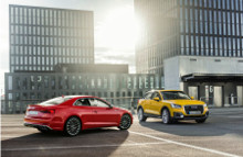 Audi A5 Coupé og Audi Q2.