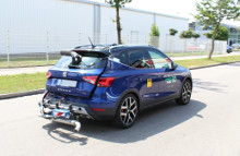 Seat Arona i benzinudgave (1.5 TSI) klarer sig til fire grønne stjerner i ny Green NCAP-test. (Foto: FDM/Green NCAP)