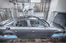 Audi har testet den nye lakeringsproces intensivt siden foråret 2018 for at gøre den klar til serieproduktion.