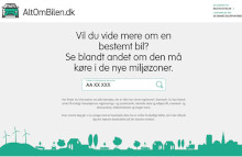 AltOmBilen.dk er en ny service, der giver dig data om din bil - herunder om de må køre i de nye miljøzoner fra regeringen.