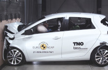 Der er skandaløse nul stjerner til Renault Zoe i ny Euro NCAP-test. Det dårligste resultat i en Euro NCAP-test siden 2018. (Foto: FDM (Euro NCAP)