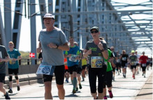 Forvent kødannelser i området omkring Den Nye Lillebæltsbro og sæt ekstra tid af til turen. Foto: Lillebælt Halvmarathon.