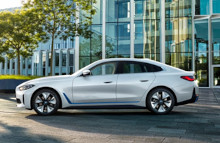BMW i4 eDrive35 kan allerede nu bestilles hos de danske BMW forhandlere og leveres fra april måned.