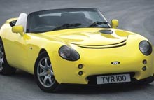 Den nye TVR 350C bliver en af stjernerne på det kommende British International Motor Show 2002.